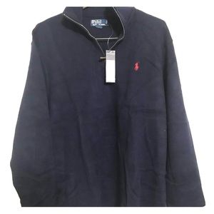Polo by Ralph Lauren Quarter Zip Sweater Large NWT